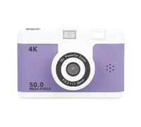 Cámara Digital Inalámbrica 2.4 HD IPS 1080P 50MP Lente Dual, Zoom Digital 16X, Antivibración, MP3, Juegos, para Fotografía y Experiencia Superiores (Purple)