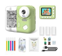 Cámara digital infantil HD estilo Polaroid con función de fotografía.