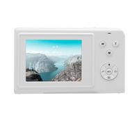 Cámara Digital Inteligente, 4K 68MP, Pantalla de 2,4 Pulgadas, Zoom de 16X, Enfoque Automático, Evita Temblores, Cámara Vlogging de Disparo Continuo con Luz de Relleno (White)