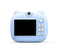 Cámara Digital Interactiva Niños 48MP Cámara Digital con Lente Rotatoria 180 ° Y Variedad De Efectos Fotográficos Divertidos Pegatinas Divertidas