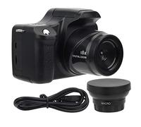 Cámara Digital, Pantalla LCD de 3,0 Pulgadas Zoom 18X Cámara SLR HD Cámara Digital de Longitud Focal Larga Compatible con Toma de Fotos de 24 MP (Edición estándar + Lente Gran Angular)
