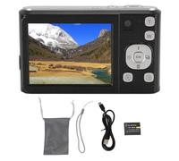 Cámara Digital para Adolescentes, 48MP 4K UHD 16X Zoom Digital Cámara Portátil de Disparo de Punto Pequeño con Pantalla IPS de 2,8 Pulgadas, Cámara de Viaje Compacta para Niños