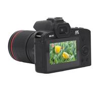 Cámara Digital para Fotografía, 4K 64MP WiFi Vlogging Cámara para Youtube con Parasol, Cámaras Delanteras y Traseras, Zoom Digital 16X, Batería 4800mAH, Interfaz de Zapata