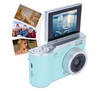 Cámara Digital para Fotografía, Cámara de Zoom Digital de 48MP 8X, con Pantalla de Volteo de 2.4 Pulgadas, Cámara de Viaje Compacta, para Principiantes