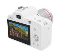 Cámara Digital para Fotografía, Cámara Vlog WiFi 4K 64MP con Reproducción MP3 Pantalla IPS de 3 Pulgadas Zoom Digital 16x Cámara de Video Antivibración Gran Angular de 120 Grados