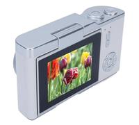 Cámara Digital para Fotografía y Video, Cámara CCD CCD de 1080p 48MP 2.4 Pulgadas Pantalla Flip HD 18x Zoom Digital con Batería de 800 MAh para Youtube Selfies Viajar (White)