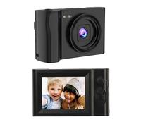 Cámara Digital para Niños, Cámara de Vídeo Digital HD 1080P de 2,8 Pulgadas con Zoom Digital 8X, Cámara Vlogging de 20 MP, Cámara Compacta para Adolescentes Principiantes (Black)