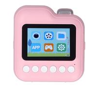 Cámara Digital para Niños, Diseño de Filtro Fácil de Usar, Mini Cámara Impresora Portátil, Impresión en Tiempo Real de Alta Definición con Tarjeta 32G para Exteriores (Pink)
