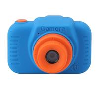Cámara Digital para Niños, Juguete de Videocámara con Lente Trasera Delantera, Recargable por USB para Exteriores (Azul)