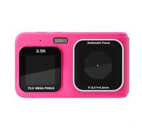 Cámara digital para niños XJ02, 2.5K HD 72MP 16X Zoom Starter Monocular portátil para mini cámara de enfoque automático para fotografía al aire libre (rojo)