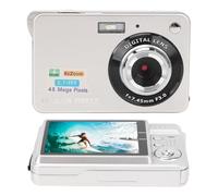 Cámara Digital para Niños y Niñas, Cámara Digital 4K con Pantalla LCD TFT de 2,7 Pulgadas, Cámara de Vídeo Vlogging con Zoom de 48MP 8X con Bolsa de Transporte Correa para la