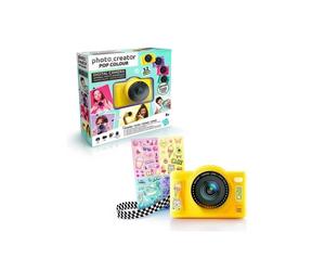 Cámara Digital Pop Color Amarillo - Con tarjeta SD de 8Go incluida - Creador de Fotos - CLK 040 Canal Toys