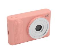 Cámara digital portátil 4K 48mp HD 16x Zoom - Cámara micro SLR para fotografía de viajes, vlogging, plata, 1 unidad (rosa)