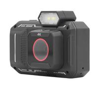 Cámara Digital Portátil, Cámara Digital con Enfoque Automático, Zoom Digital 18X, Antivibración para Disparar (Black)