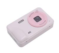 Cámara Digital Portátil Compacta de 48MP 1080p Auto Focus 5X Zoom 2.0in Pantalla IPS para Estudiantes de Viaje (Pink)