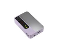 Cámara Digital Portátil con Zoom de 8X y Tarjeta CCD, 1080P FHD, MP3, Música, Juegos, Video, Vlogs, Viajes, Selfies, Color Morado.