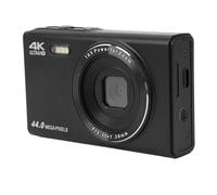 Cámara Digital Portátil, Vídeos 4K 30 FPS, Imágenes de 44 MP, Zoom de 16x, Detección de Rostros, Ishake, Pantalla de 2,4 Pulgadas, Cámara Compacta, con Luz de Relleno y Batería