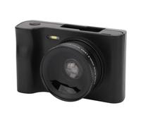 Cámara Digital, Resolución de Imagen de 24 MP Resolución de Video de 2.5k Zoom Digital de 16x Portátil, con Tapa de Lente, para Amigos Que Viajan Reuniones Grabación de (Black)