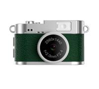 Cámara digital retro 2K, capacidad de video, durabilidad, cuerpo de metal, resistente a golpes, modo de escena múltiple, cámara de acompañante de viaje