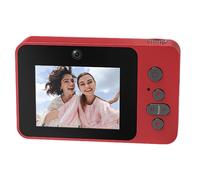 Cámara digital retro CCD de 2,4 pulgadas con zoom de 8 aumentos para grabación de vídeo y vlogs, A