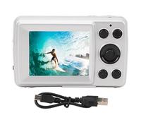 Cámara Digital Retro de 16 MP, Pantalla LCD 2.4 Pulgadas, Zoom 16X, Vídeo 1080P Full HD, Antivibración, Portátil, para Niños, Niñas y Adolescentes, Ideal para Vlogging y Fotos