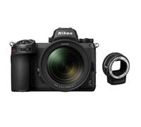 Cámara digital sin espejo Nikon Z 7II con objetivo 24-70 mm f/4 y kit adaptador FTZ