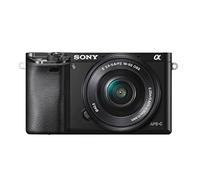 Cámara Digital Sony A6000 con Lentes Intercambiables y Kit de Lentes SELP1650, negra (24,3 MP) (renovada)