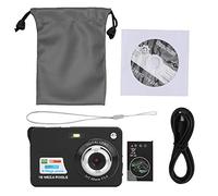 Cámara Digital Tarjeta de Zoom 8X Cámara Digital 5 MP Pantalla LCD de 2,7 Pulgadas Soporte Máximo Tarjeta de Memoria de 32 GB Micrófono Incorporado (Negro) Cámara Digital (Negro)