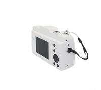 Cámara digital todo en uno de 16 MP con pantalla de 2.4 pulgadas, zoom de 16x, grabación de video de 1080p y compatibilidad de tarjetas de hasta 128 GB para más almacenamiento (blanco)