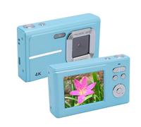 Cámara Digital, UHD 1080p 48MP 16x Zoom Anti Shake Point y Dispara una Cámara Pequeña con Pantalla de 2.4 Pulgadas, Cámara de Video de Viaje Compacta para Fotografía (Blue)