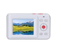 Cámara Digital Ultra HD de 2,5 K para Fotografía, Videocámara con Cámara Vlogging de Enfoque Automático de 72 MP para Principiantes, Zoom Digital de 16x, Pantalla de 2,4 (Silver)