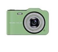 Cámara Digital Vintage for Estudiantes, Nivel de Entrada, cámara Micro con Tarjeta vlog, 4800 W píxeles Toma Nítida Suave(Green)