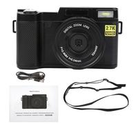 Cámara Digital WiFi Pantalla LCD De 3 Pulgadas Rotación De 180 Grados Cámara Compacta Digital 2.7k Mini Cámara De Video para Niños Adultos Principiantes Compactas Cámaras Digitales Holiday Gifts