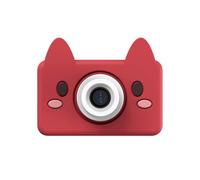 Cámara Digital y videocámara para niños Kidamento, Carcasa de Silicona Suave sin BPA, Tarjeta de Memoria de 32 GB - Modelo C - Akito The Fox