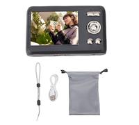 Cámara Digital ZenithAur de 64MP con Zoom Digital de 16x, Capacidad de Video 4K, metodo de Enfoque automático y Pantalla de 2,7 Pulgadas, admite Tarjeta de Memoria de 256G para (Black)