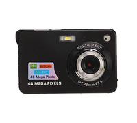 Cámara Digital, Zoom 8X 48MP 4K 2.7 Pulgadas LCD Obturador Electrónico Cámara de Vlogging con Carga USB Luz de Relleno Incorporada Cámara Portátil para Fotografía Vlogging,