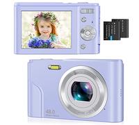 Cámara Digitale Autofocus con Tarjeta 32GB 1080P 48MP Cámara Digitale Compacta 16X Zoom Digital Cámara Digitale Portátil Desarrollar Afición y Creatividad para Niños Estudiantes