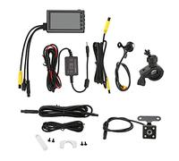 Cámara Doble para Moto 1080P / 720P Motorcycle Dash CAM, ABS + Metal - Grabación Continua e Impermeable, Ideal para Motociclistas