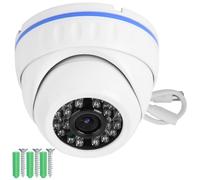Cámara domo de seguridad 4 en 1, cámara domo analógica con salida de video TVI AHD CVI CVBS, cámara de vigilancia con lente varifocal manual y