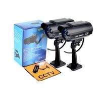 Cámara domo de seguridad simulada para el hogar, 2 unidades