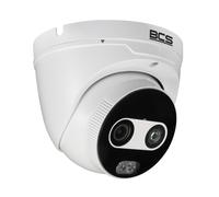 Cámara domo IP térmica BCS BCS-P-EIP242FSR3-THT-AI1(0202) con detección de incendios y alarma