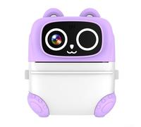 Cámara dual de 48 MP para niños con pantalla HD de 2 4 pulgadas e impresora térmica integrada para impresiones fotográficas de tinta, soporta captura de video y fotos con expansión de memoria (azul)