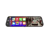 Cámara Dual para automóvil HD de 1080p, cámara para Tablero Delantera y Trasera Espejo 4K de 10 Pulgadas para cámara salpicadero Carplay inalámbrico Android Auto Car Dvr(A54-Only 4K DVR,None)