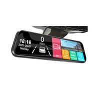 Cámara Dual para automóvil HD de 1080p, cámara para Tablero Delantera y Trasera Grabación del Lazo de DashCam la Pantalla táctil cámara Dvr Coche visión Nocturna Pulgada(DVR with 6M RC,128G)