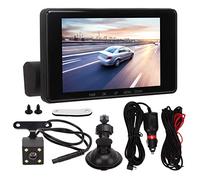 Cámara DVR para salpicadero de coche con 3 cámaras, visión nocturna, pantalla de 4 pulgadas, gran angular de 170°, vigilancia completa, vigilancia de estacionamiento con detección de movimiento, ideal