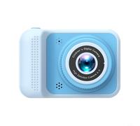 Cámara en miniatura apta para niños con pantalla IPS que crea recuerdos duraderos a través de imágenes (azul)
