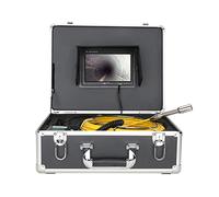 Cámara endoscópica, 7 "Monitor 30M 512Hz Transmisor Cámara incorporada de alcantarillado Inspección escenario del sistema con WiFi Wireless DVR IP68(40 m)