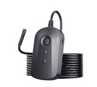 Cámara endoscópica, Cámara De Alcantarillado, Y16 WiFi. Lente Dual HD1080p 4.Endoscopio Times Zoom. IP68'. Borscopio Inalámbrico Impermeable para tubería doméstica(5.5mm Single Lens,5m)