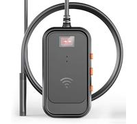 Cámara endoscópica, Cámara endoscópica F260 Real 5.0mp HD1920P Zoom Digital 3X Lente de 8MM 8 Luces LED Cable rígido Cámara de boroscopio Impermeable IP68(5m)