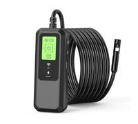 Cámara Endoscópica con Luz, Cámara de Inspección WiFi de 1920 X 1080p, Cámara de Boroscopio Industrial, Cámara Endoscópica Portátil Inalámbrica de Mano, Cámara de Serpiente para